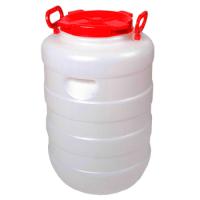 Бочка 50л Дачная круглая белый