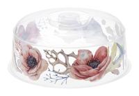 Крышка для разогревания пищевых продуктов в СВЧ ДЕКО маки М1416  