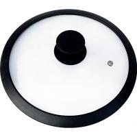 Крышка закал. стекло C-type Cappello D24см силикон.обод 003544 /12шт/Mallony