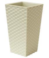 Кашпо Ротанг 260*260*457мм белый М 3087