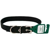 Ошейник 1сл капрон 20мм черный DONBARON