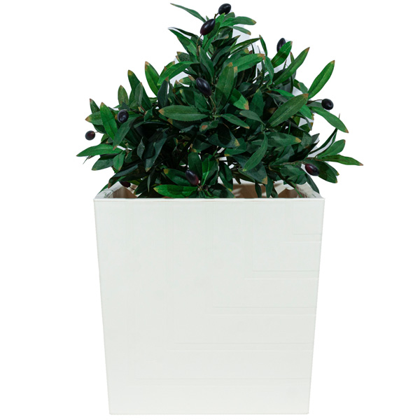 Кашпо Квадро 13л ванильный КВ25-31