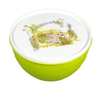 Салатник 2л Тоскана с крышкой оливковый /09036/Арз