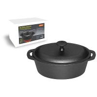 Кастрюля 3,9л "УТЯТНИЦА" D28см чугунная овальная 