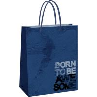 Пакет подарочный 26*32*12см "Awesome" крафт MESHU/Рельеф