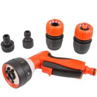 Набор д/полива Жук Эрго 3/4 (пистолет 7-режимов,2коннектора,2адаптора) 339446-00 /Цикл/