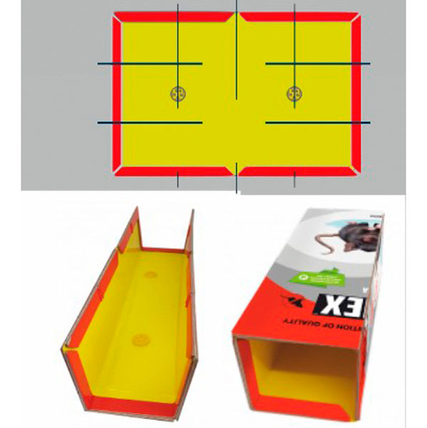 Клеевая ловушка-книжка FARMEX (ТРАП) от грызунов (1шт)