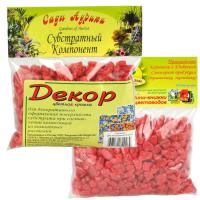 Декоративная цветная крошка (красный) 0,2л