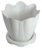 Кашпо Эдельвейс 0,65л мрамор С190М