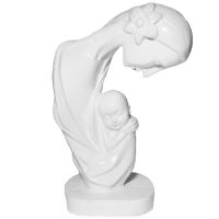 Декор мать с ребенком (белая)/АФ