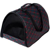 Сумка-переноска жесткая Карбон №1 черно-красн./04615-8/1/Ксоди