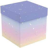 Коробка складная подарочная "Universe" (15*15*15см) отд фольгой MESHU /Рельеф