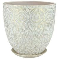 Астра h49*d40см 40л низкий белый уличный  U1601/673483