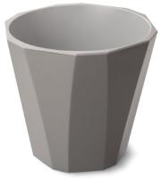 Кашпо Палермо 3,6л коричнево-серый с вставкой С317КСЕР /16шт/Мартика