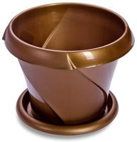 Кашпо "Флориана" 0,3л золото С383ЗОЛ