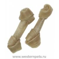 Лакомство для собак Кость из жил с узлами 10-11см 30-40гр 20шт пакет/1403
