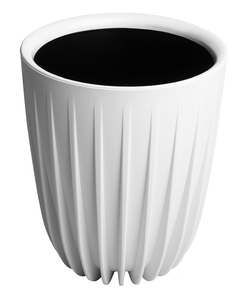 Кашпо Сигма 3,3л антрацит с вставкой 17*20,5см СИ17-12 /9шт/ЛГ