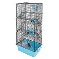 Клетка д/грыз ЭКО 6-х эт РИККИ 42*30*95см разборная бирюза/43122/Дарэлл