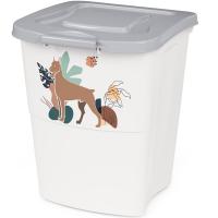 Контейнер д/корма 36л серый/М8293