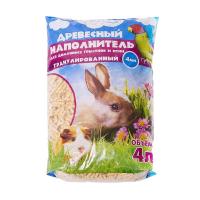 Наполнитель для грызунов древесный Ерошка 4 л