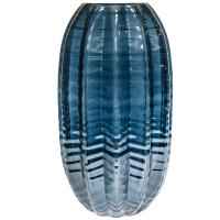 Ваза Кактус 2 h27см темн дым 074483