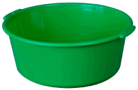 Таз 12л с ручками зеленый 03004