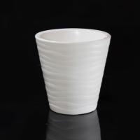 Кашпо Валенсия 2л белый со вставкой