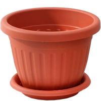 Кашпо Сильвер ЭКО D20 2,6л терракотовый с под. /5шт/Рад