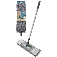 Щетка д/уборки Martika с телескоп. рукояткой насадка шенилл серый С686 /24шт/Мартика