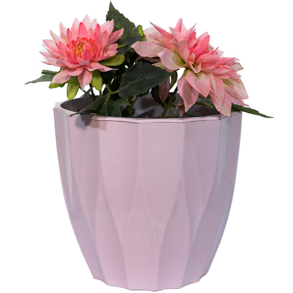 Кашпо Флюте 3л бисквитный с вставкой /12шт/ДТ 