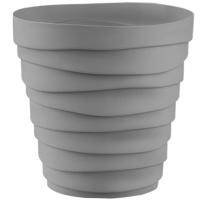 Кашпо Бархан 1,4л серый жемчуг КШ-4337