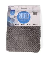 Салфетка д/уборки 40*40см Плюш соты из микрофибры СМВ-01УС/300 /144шт/ АкваМаг