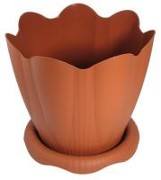 Кашпо Эдельвейс 0,65л терракот С190Т