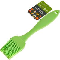 Кисточка кулинарная 20,5×4см силикон зеленый AK-6076S /200шт/ Alpenkok 
