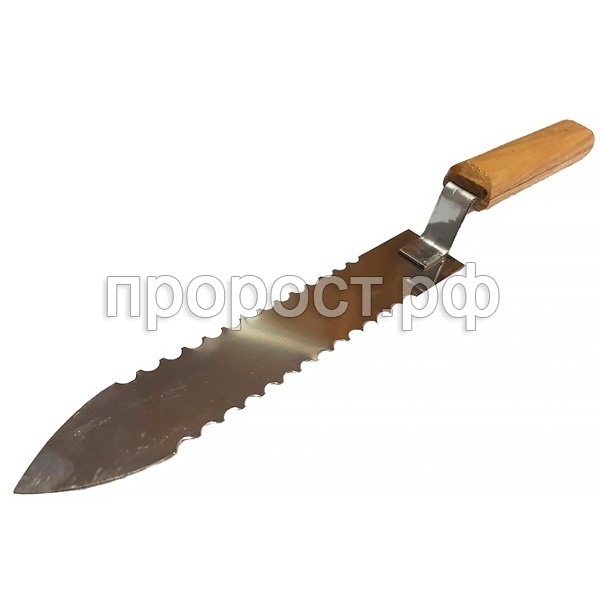 Нож нерж 200 мм зубчатый 5