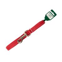 Поводок капрон 20мм*7м красный со светоотражающими полосами DONBARON