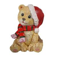 Мишка в колпаке (бежевый)L6W7H12см 626858/W046