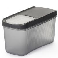 Емкость д/сыпуч. прод. 1л Лайн графитовый М9002 /30шт/ Альтерн 