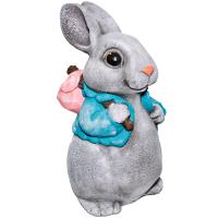 Кролик Пу пухлик серый 29см Ф325