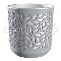 Leaves-серый-белый