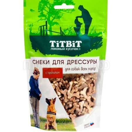 Лакомство С Снеки для дрессуры с кроликом д/всех пород 100гр/025680