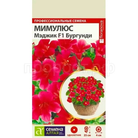 Мимулюс Мэджик Бургунди 10шт