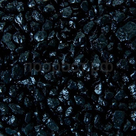 Грунт для аквариума Тритон блестящий 5кг черный крупн/8шт