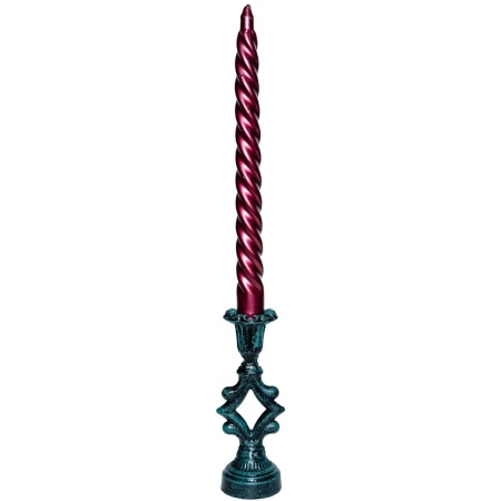 ДЕКОР Подсвечник Ампир антик зеленый РЗДИ/1шт