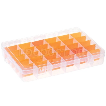 Органайзер Х–бокс большой высокий оранжевый М2991 /12шт/М-пласт