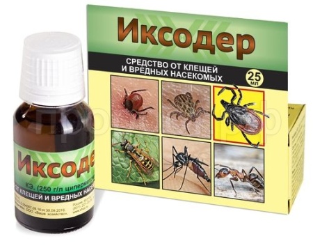 Иксодер 25мл обработка территорий от клещей