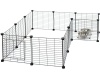 Вольер д/животных МАНЕЖ 12 секций 35*35см разборный черный/4812черн/Дарэленд