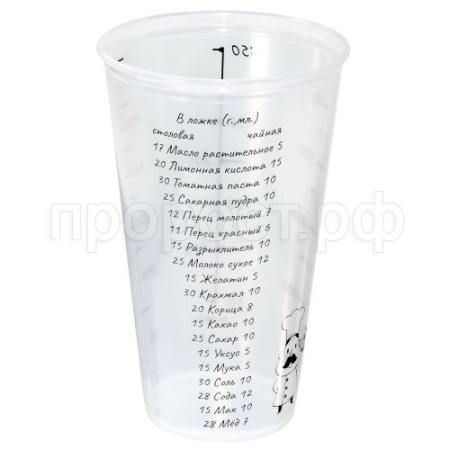 Стакан мерный 0,6л 02091 /40шт/Милих