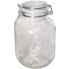 Банка стеклянная 1500мл БУГЕЛЬНЫЙ ЗАМОК с крышкой /90шт/ОП