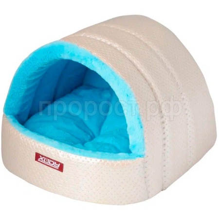 Лежанка Домик Эстрада (жемчуг) №2 голубой/00525-7/4/Ксоди